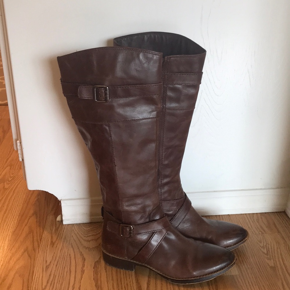 Sam Edelman brown ridding boots
